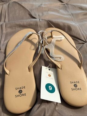 Blingy flip flops